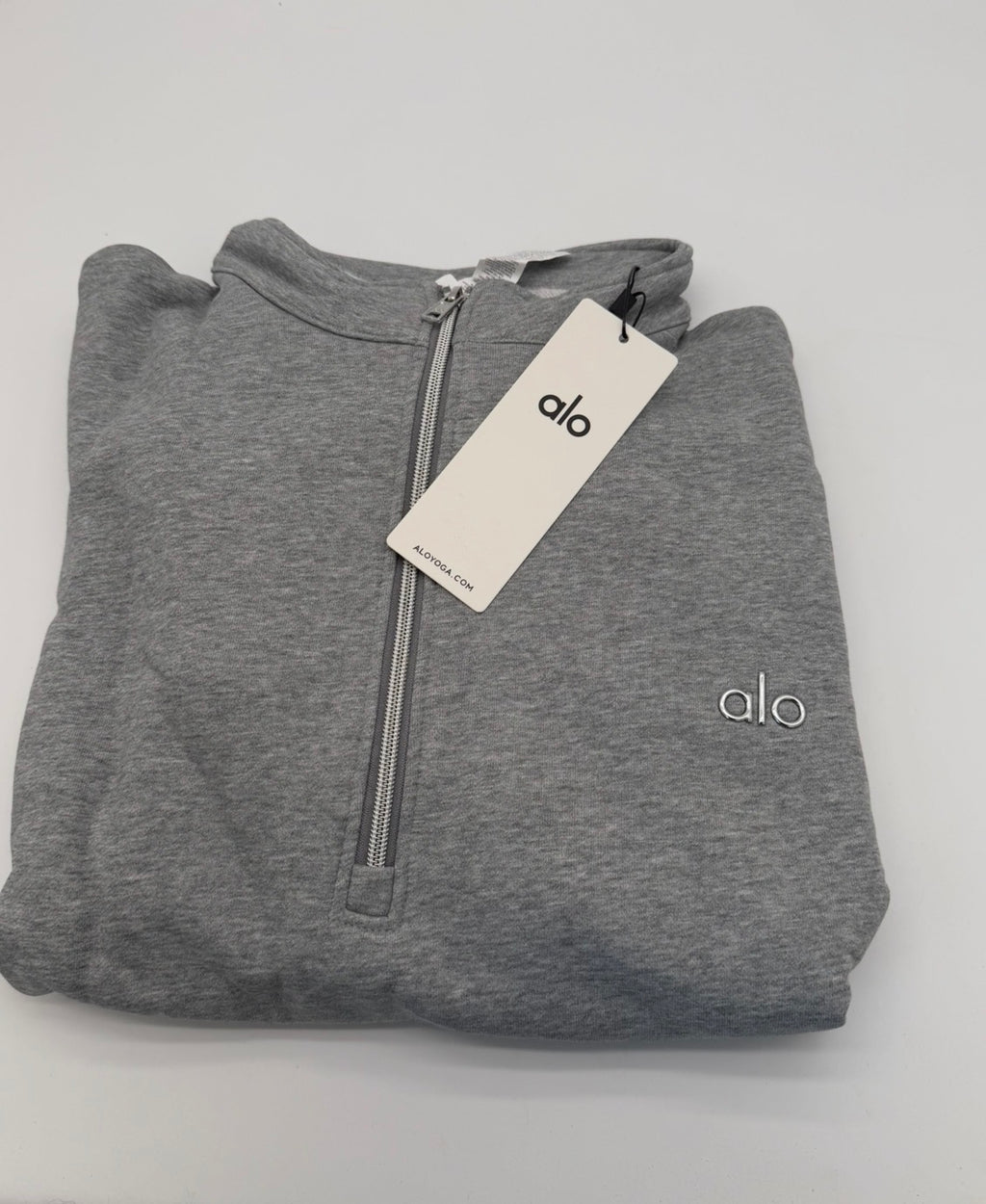 ALO Yoga Accolade 1/4 Zip Pullover - Grey | Men's