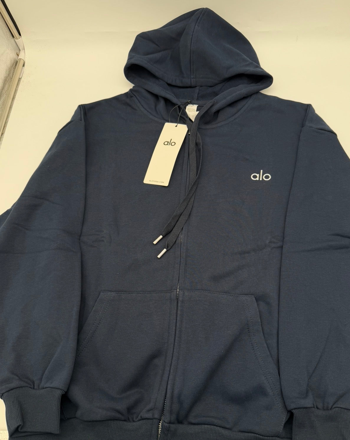 ALO Yoga Accolade Full Zip Hoodie - Navy | Men's
