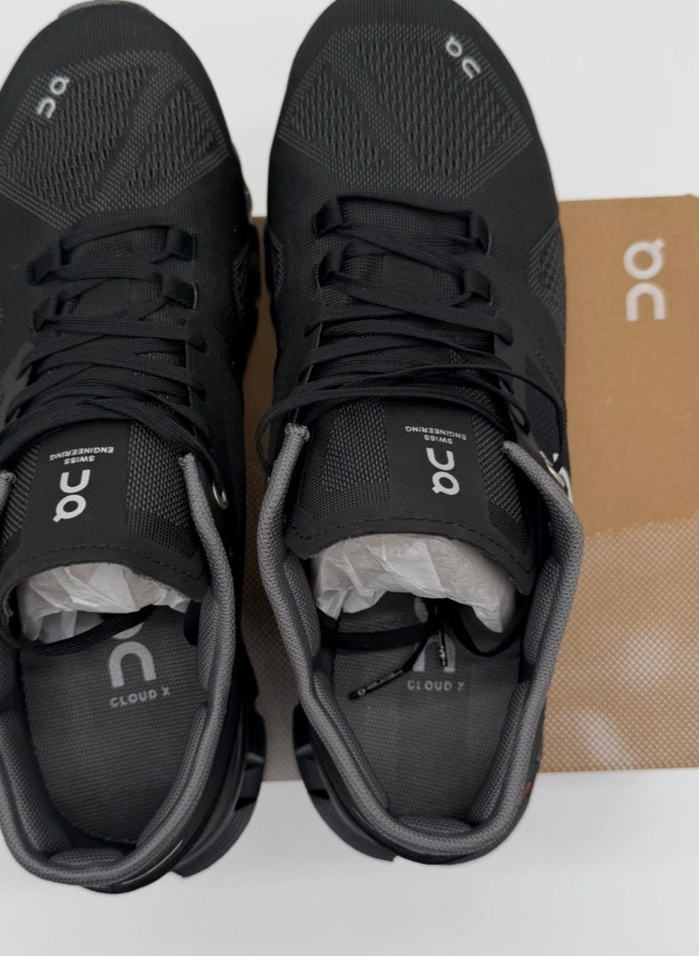 ON Cloud X Black Men's Trainers