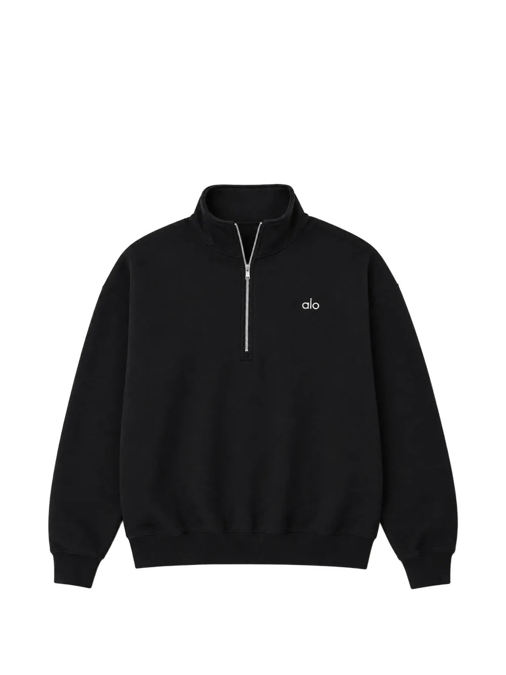 ALO Yoga Accolade 1/4 Zip Pullover - Black | Men's