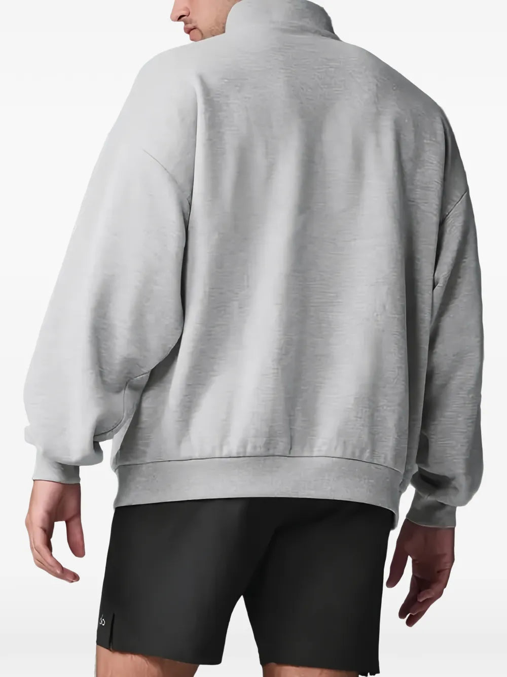 ALO Yoga Accolade 1/4 Zip Pullover - Grey | Men's