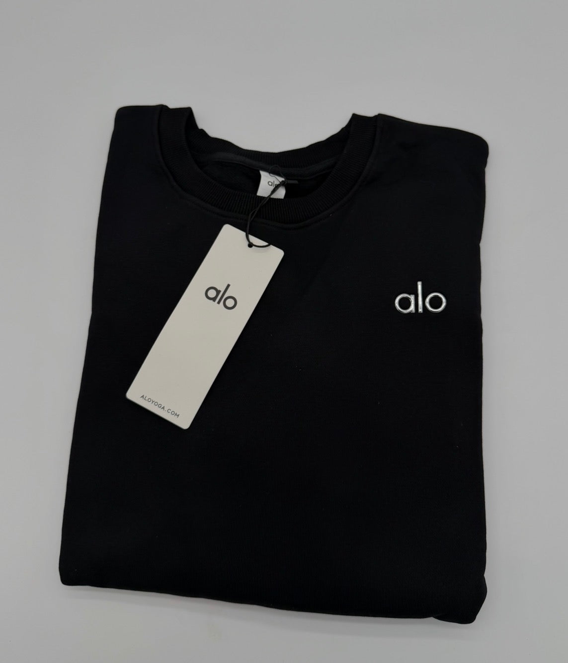 ALO Yoga Accolade Crew Neck Pullover - Black | Men's