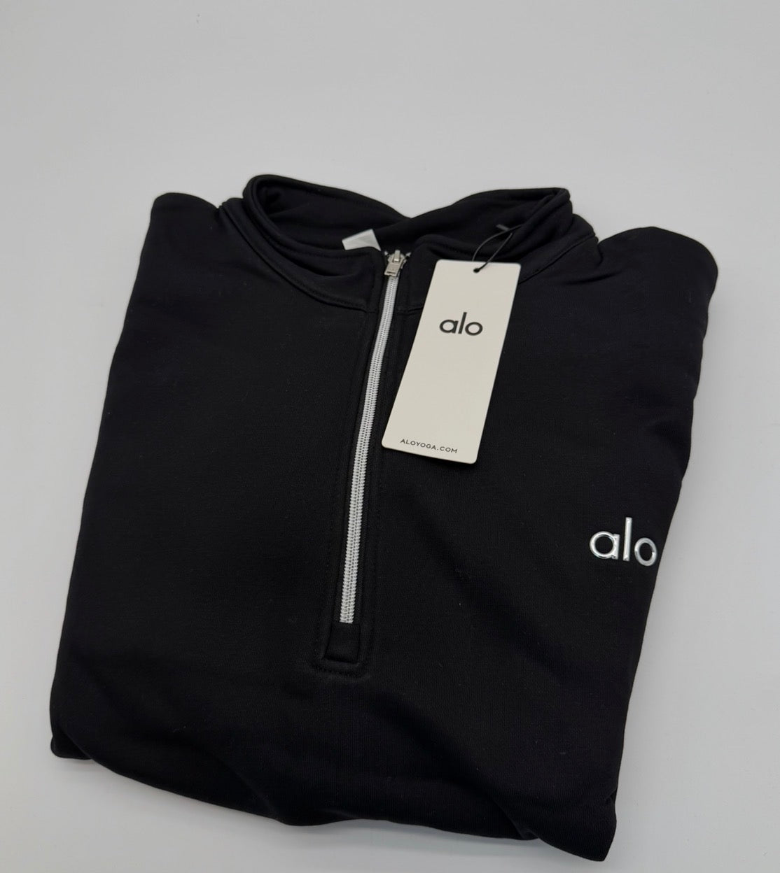 ALO Yoga Accolade 1/4 Zip Pullover - Black | Men's