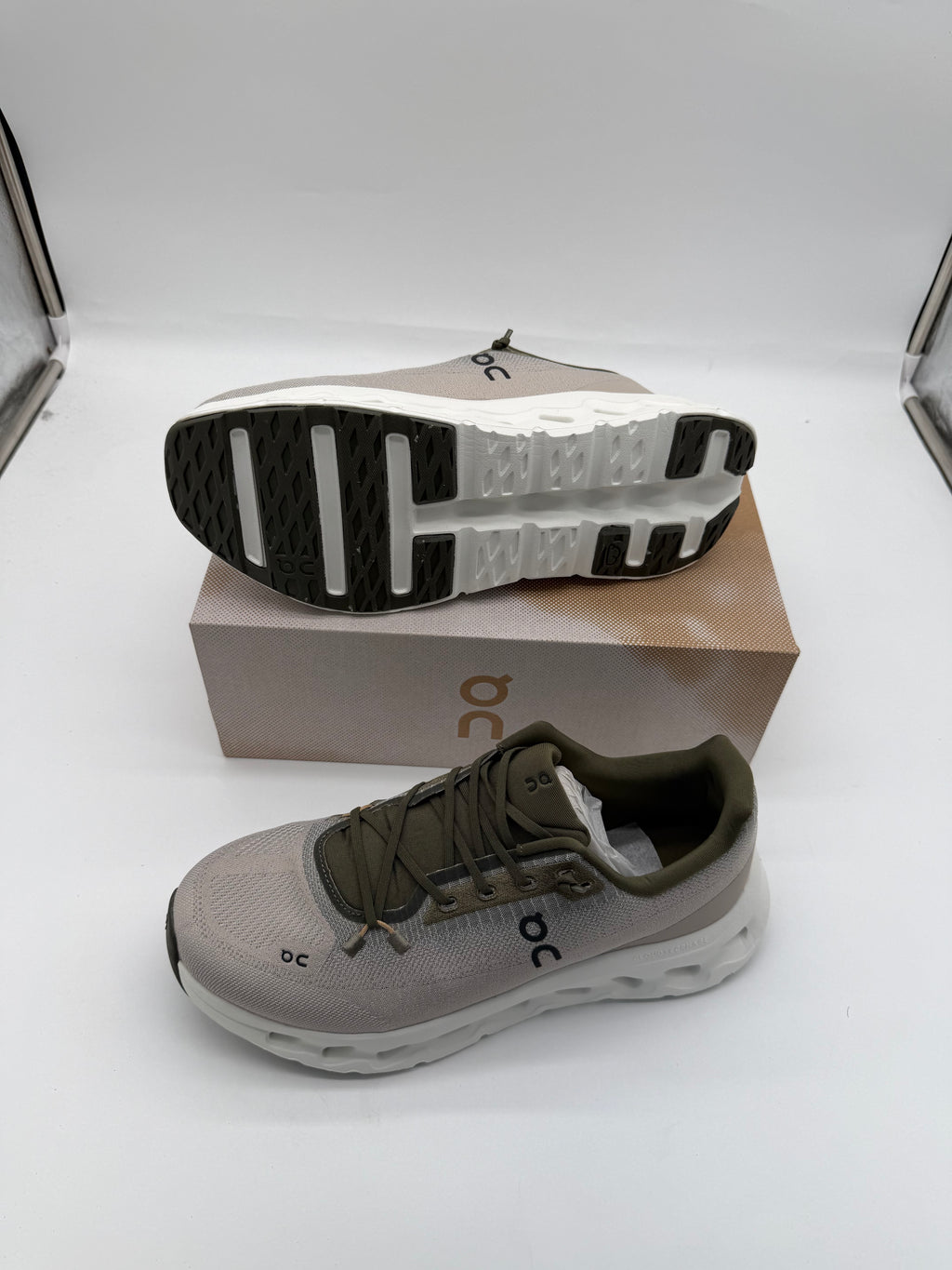 ON Cloud Tilt Olive Desert Men's Trainers