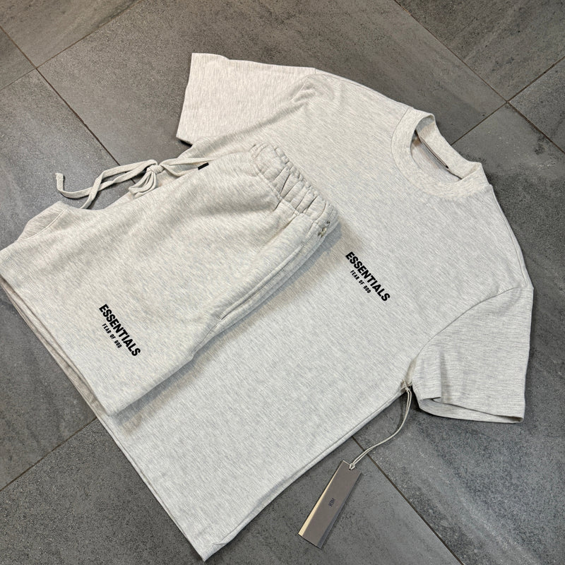 SS22 Essentials Short Set - Light Oatmeal