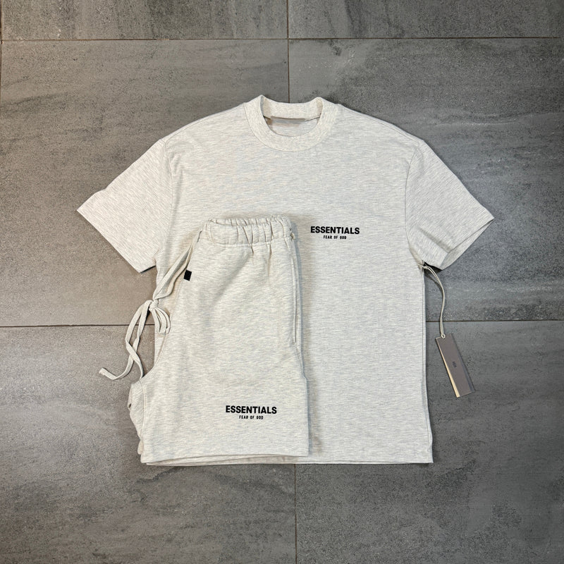 SS22 Essentials Short Set - Light Oatmeal
