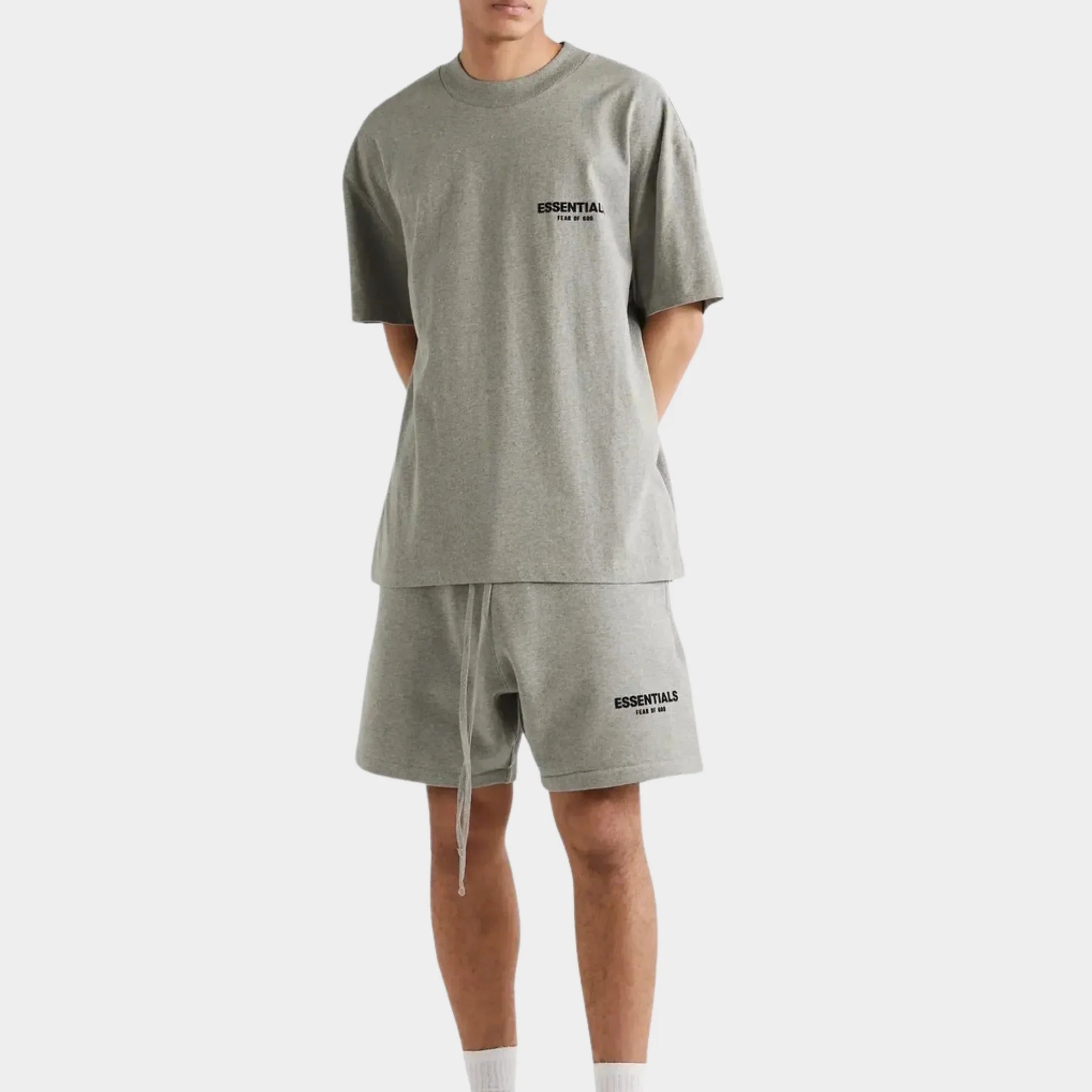 SS22 Essentials Short Set - Dark Oatmeal