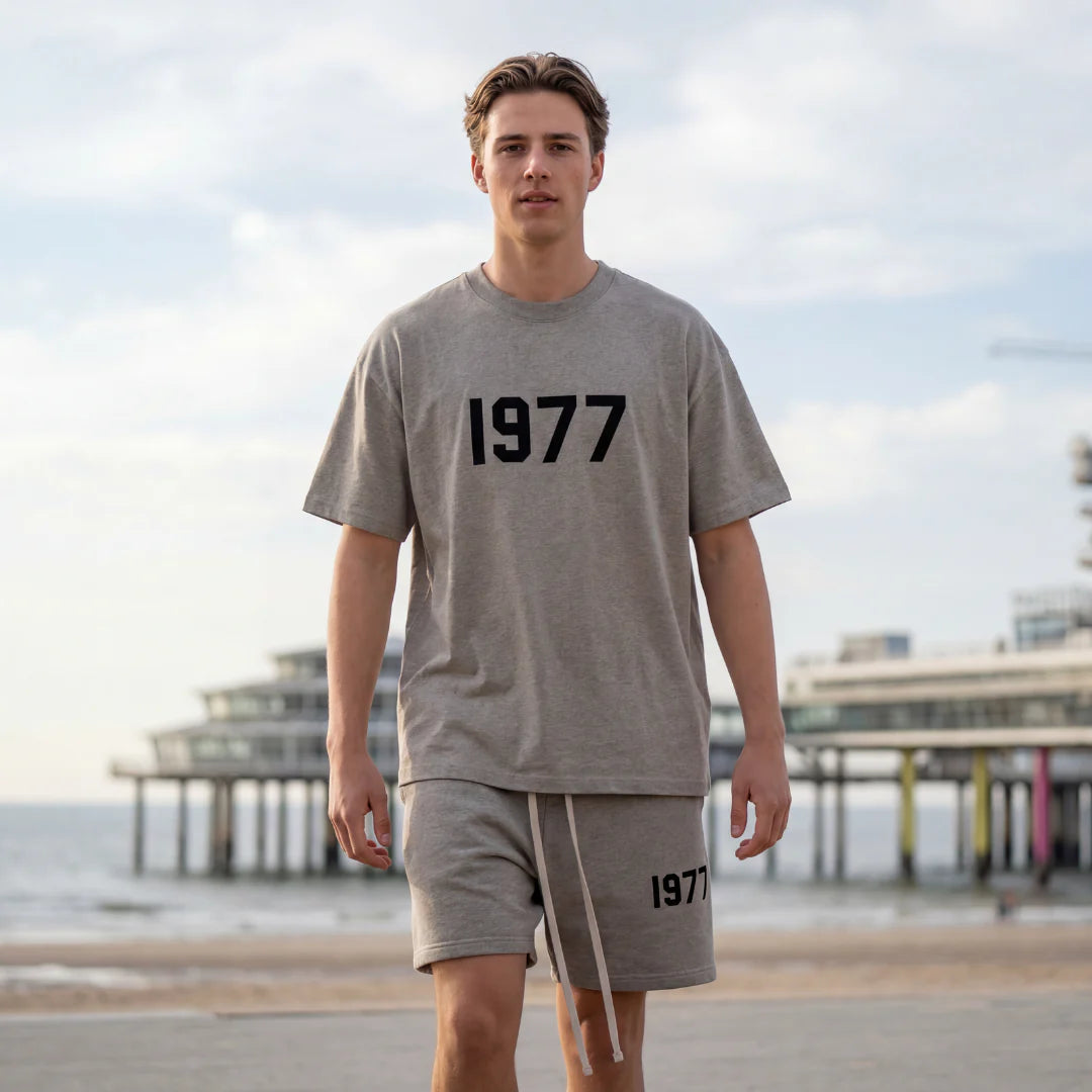 1977 Essentials Short Set - Dark Oatmeal