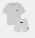 SS22 Essentials Short Set - Light Oatmeal