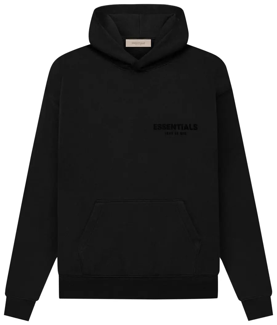 SS22 Essentials Hoodie - Black / Stretch Limo