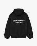 SS25 Essentials Hoodie - Black/White
