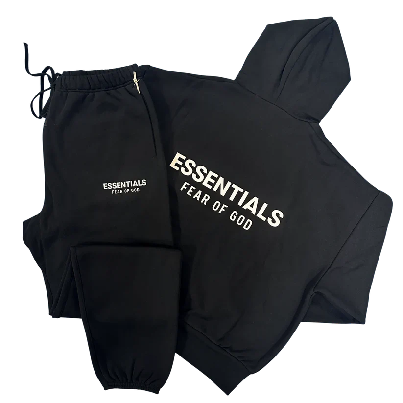 SS25 Essentials Tracksuit - Black/White