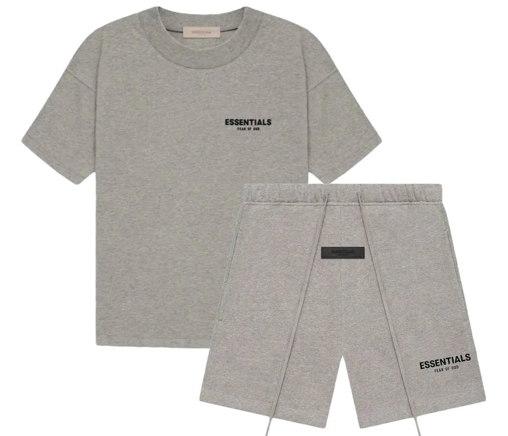 SS22 Essentials Short Set - Dark Oatmeal