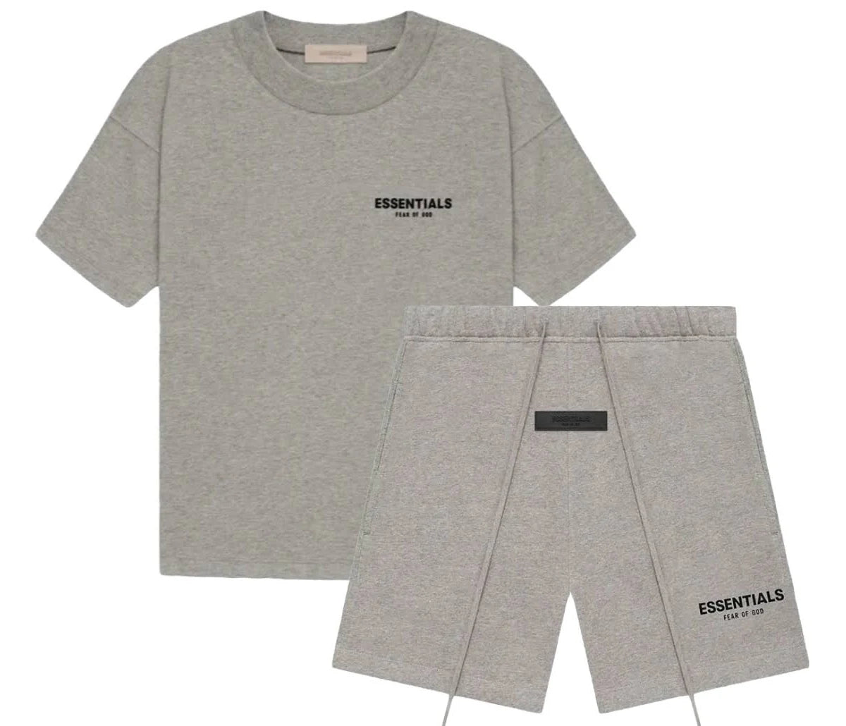SS22 Essentials Short Set - Dark Oatmeal