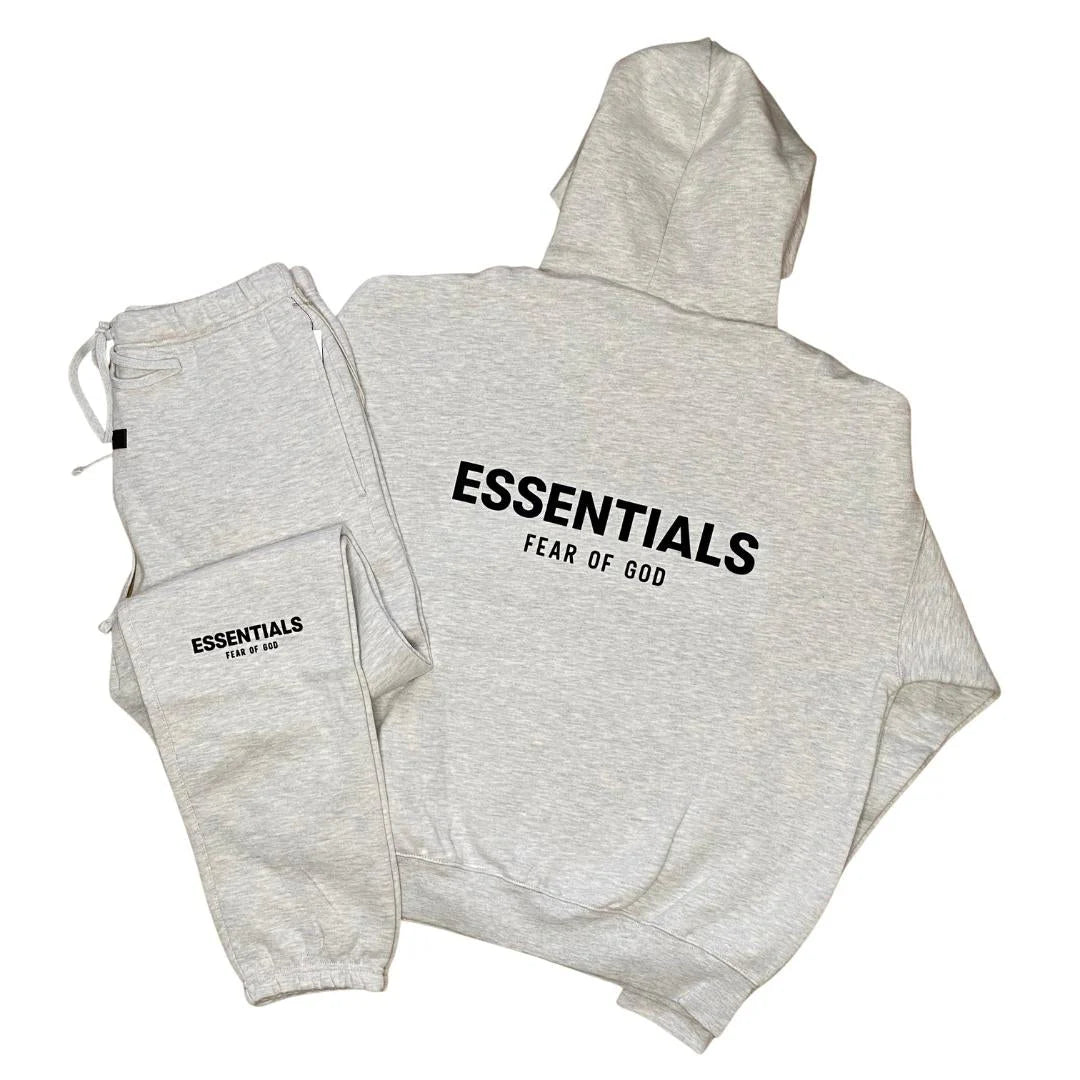 SS22 Essentials Tracksuit - Light Oatmeal