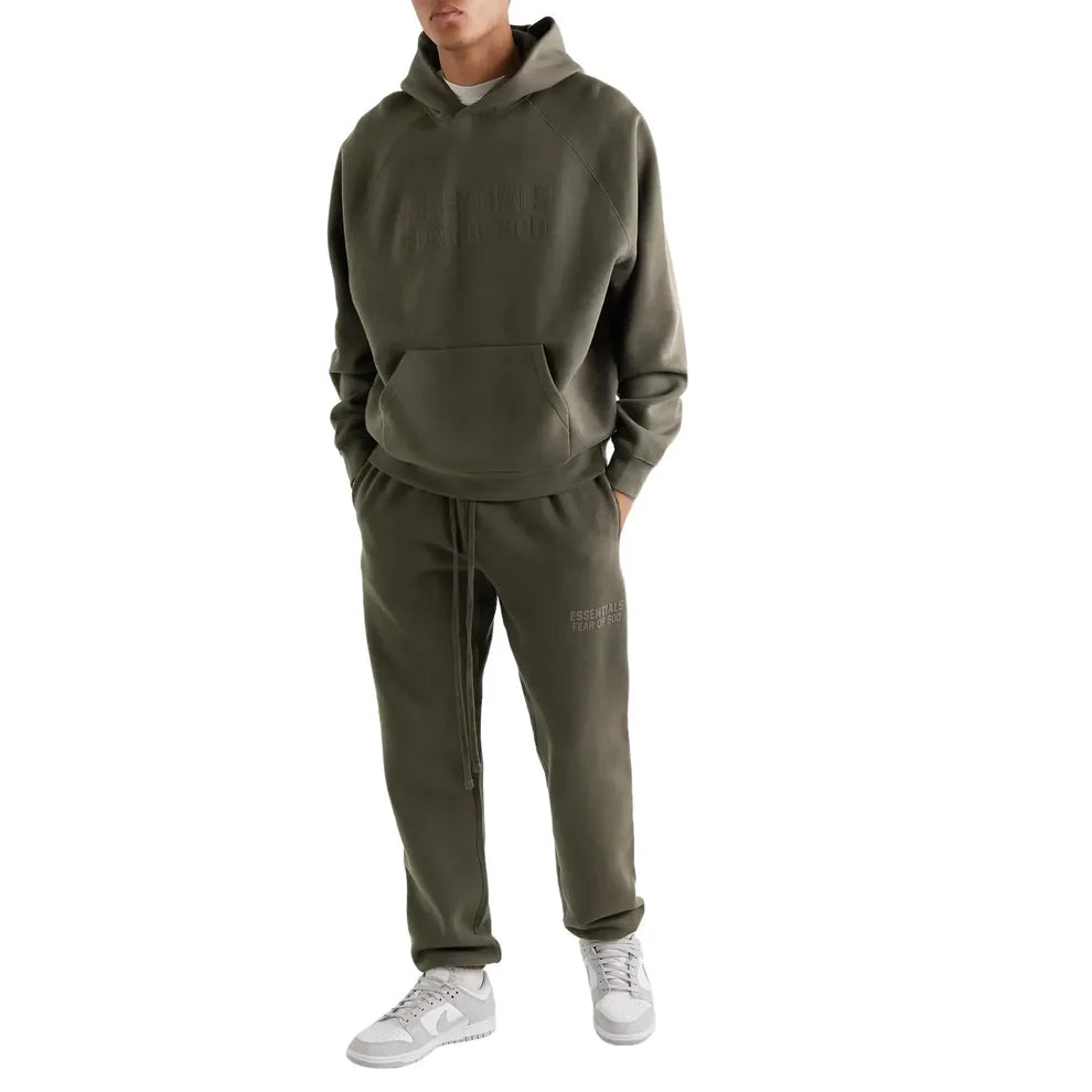 SS23 Essentials Tracksuit - Off Black