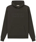 SS23 Essentials Hoodie - Off Black