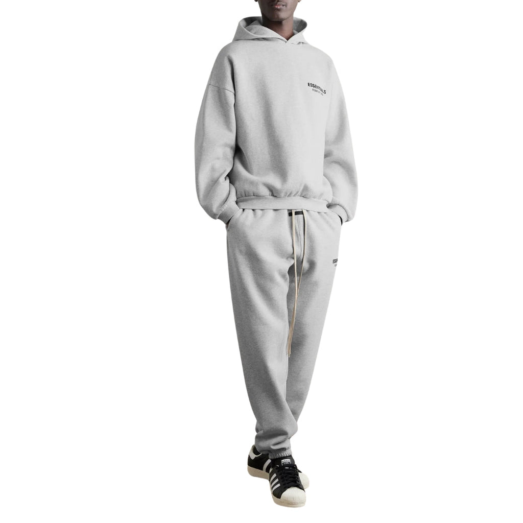 SS25 Essentials Hoodie - Light Heather