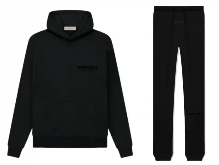 SS22 Essentials Tracksuit - Black / Stretch Limo